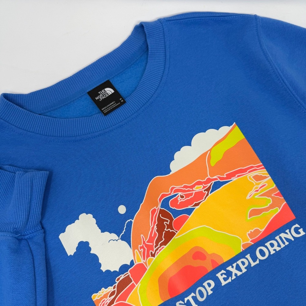 The‎ North Face Sweatshirt Mens M Places We Love Mountain Graphic